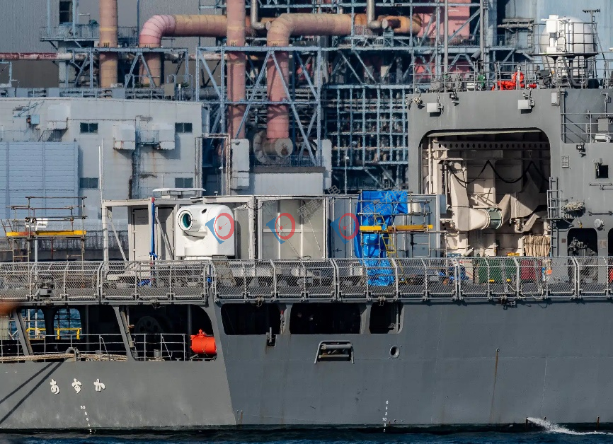 日本自卫队测试舰载高能激光武器